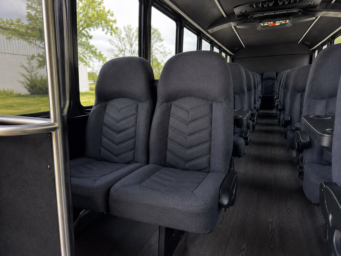 morgantown 15 passenger minibus inside