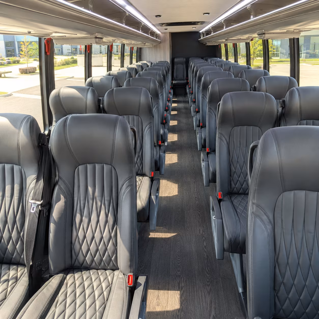 morgantown 35 passenger minibus inside