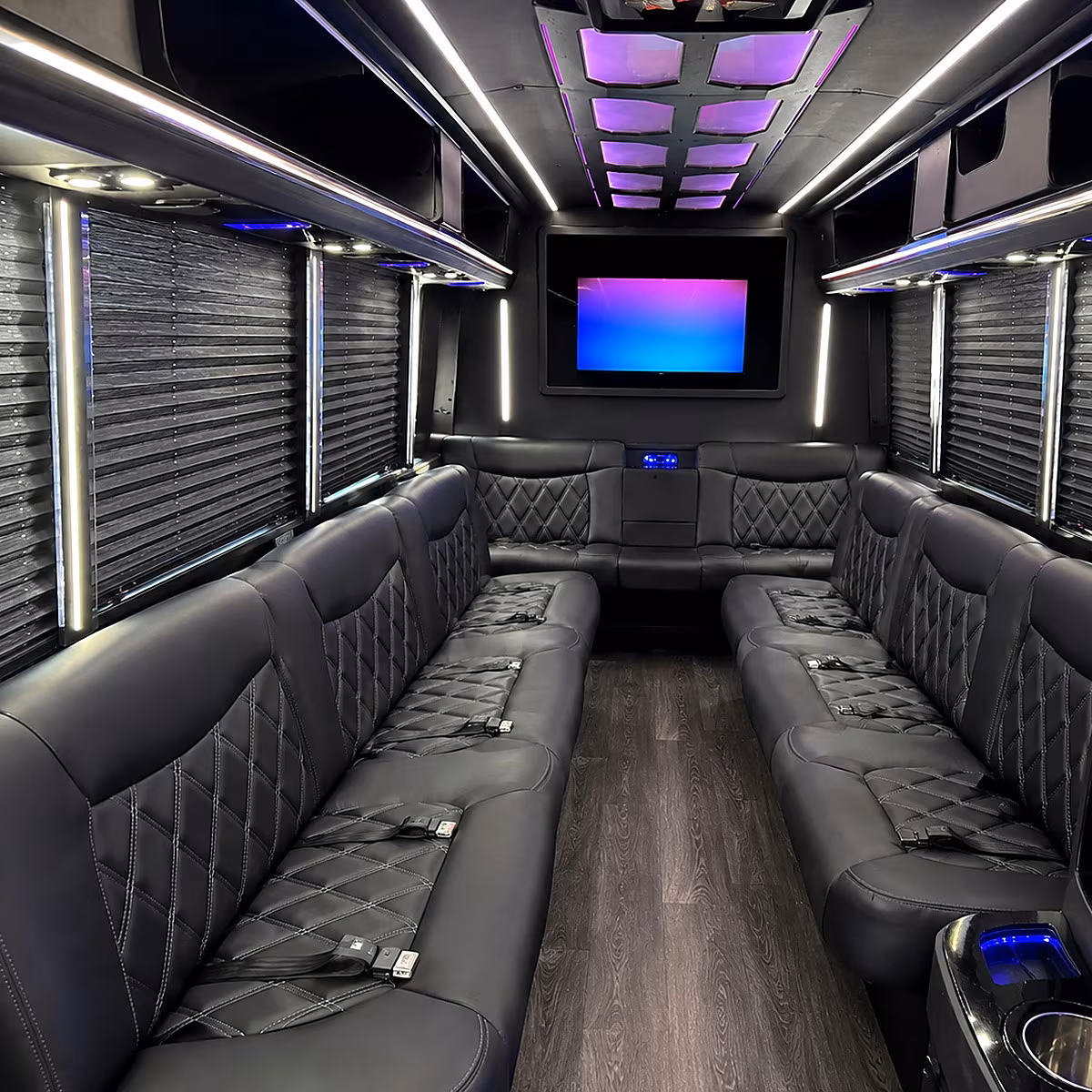 morgantown party bus interior