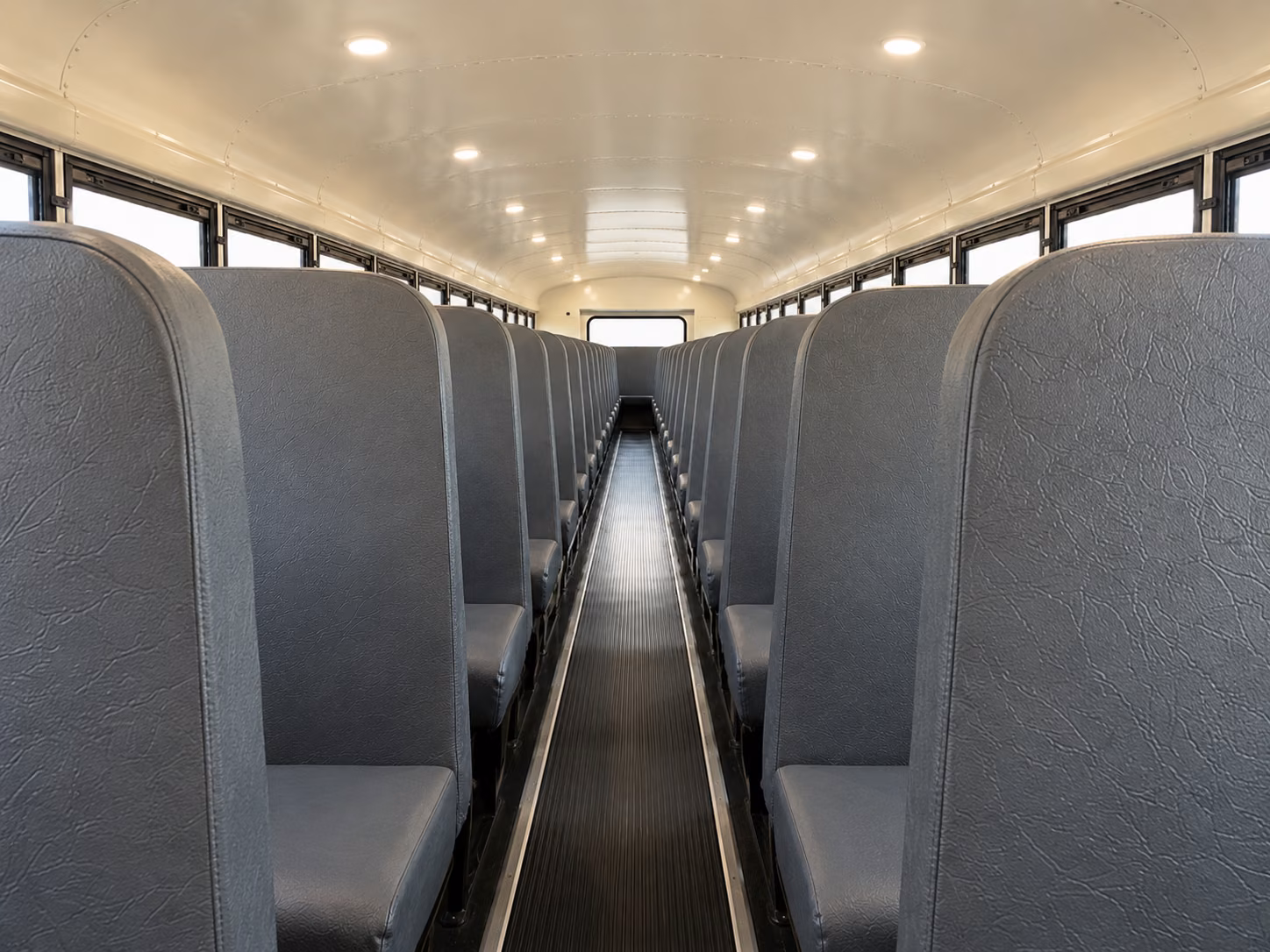 morgantown school bus inside