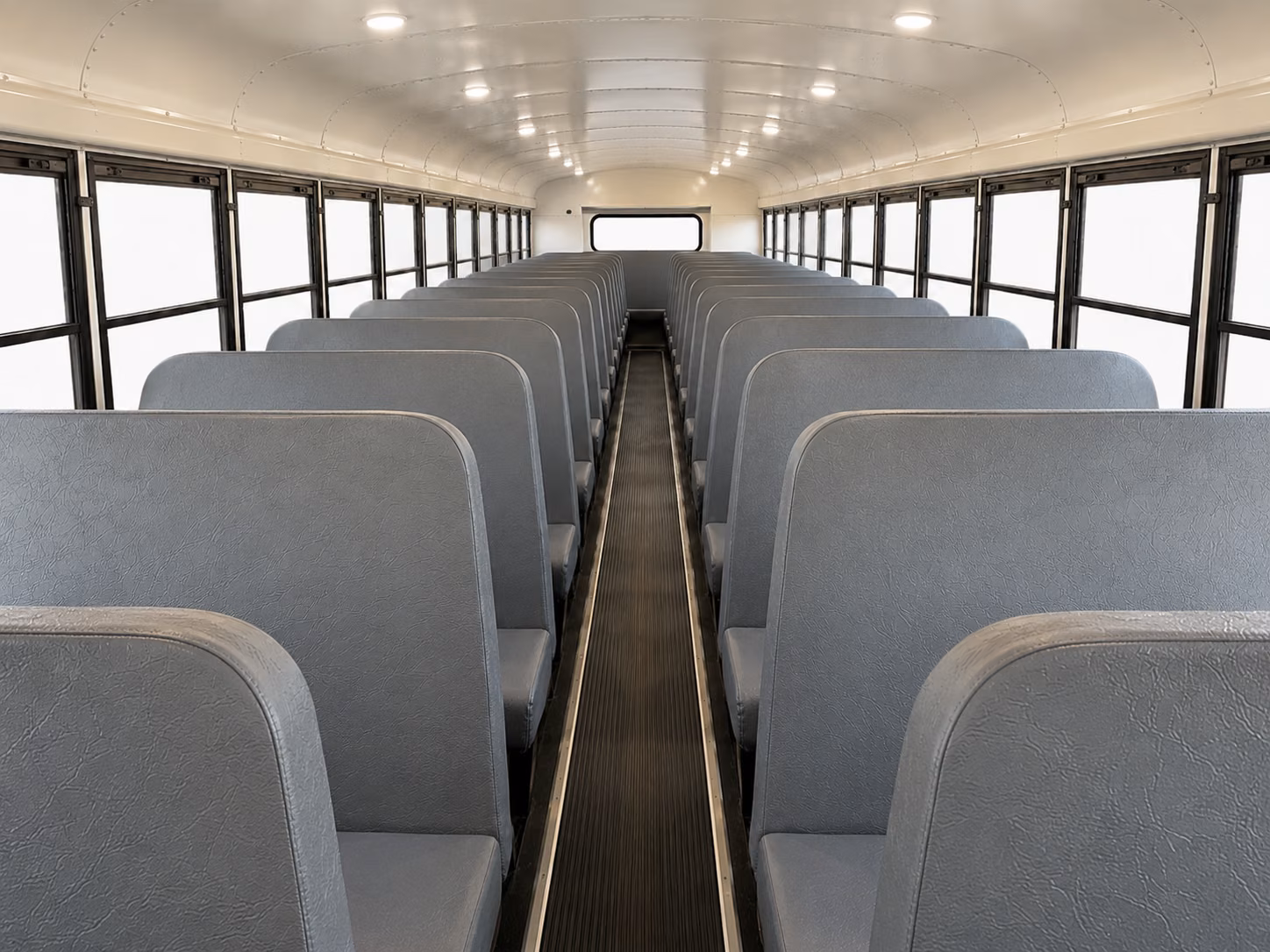 morgantown school bus interior