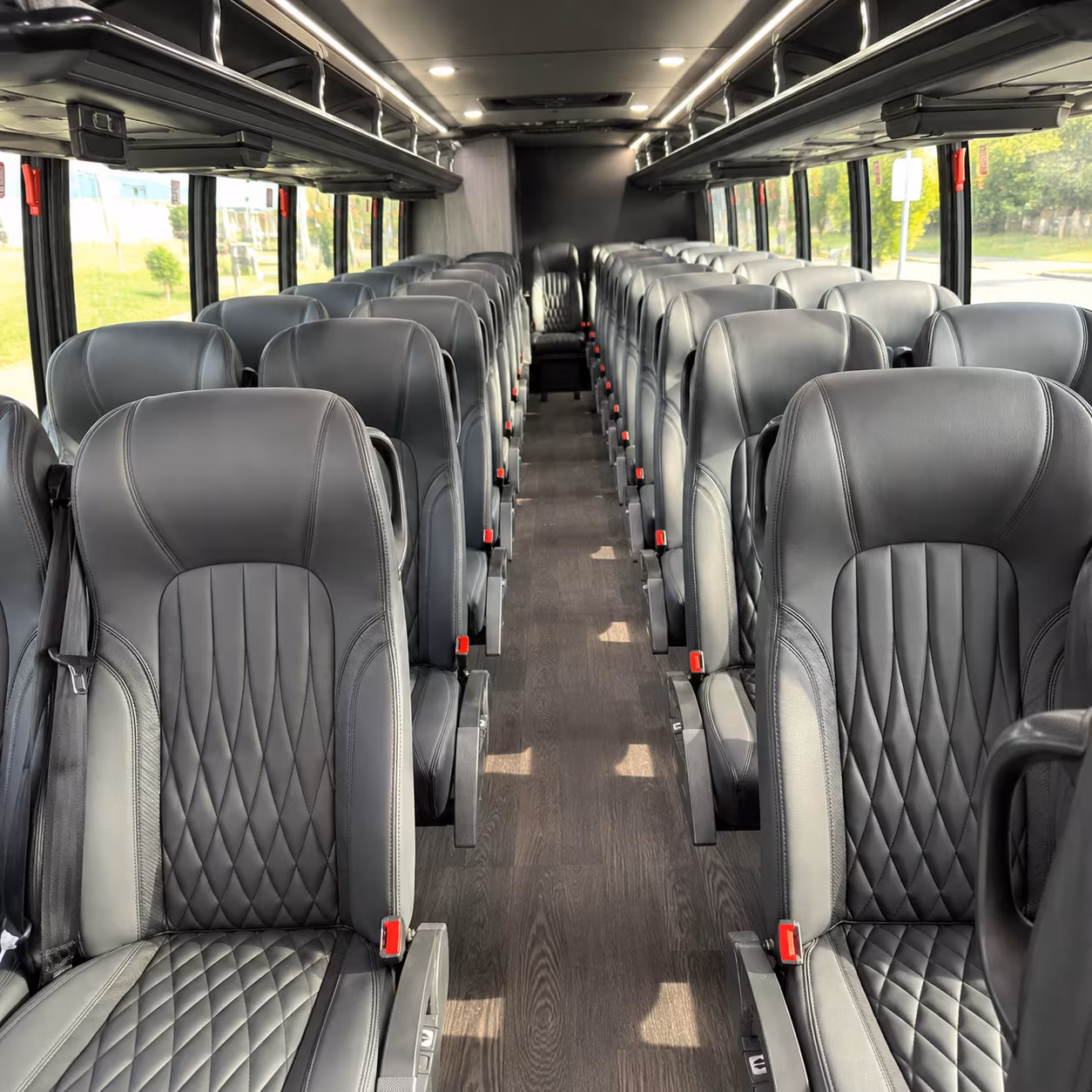 morgantown sporting event transportation onboard seating