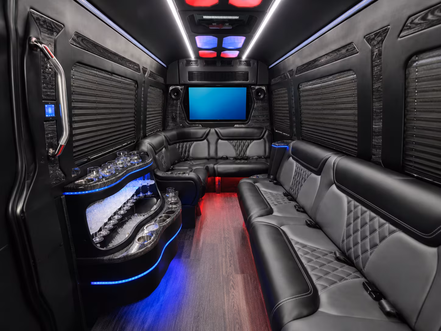 morgantown sprinter limousine inside