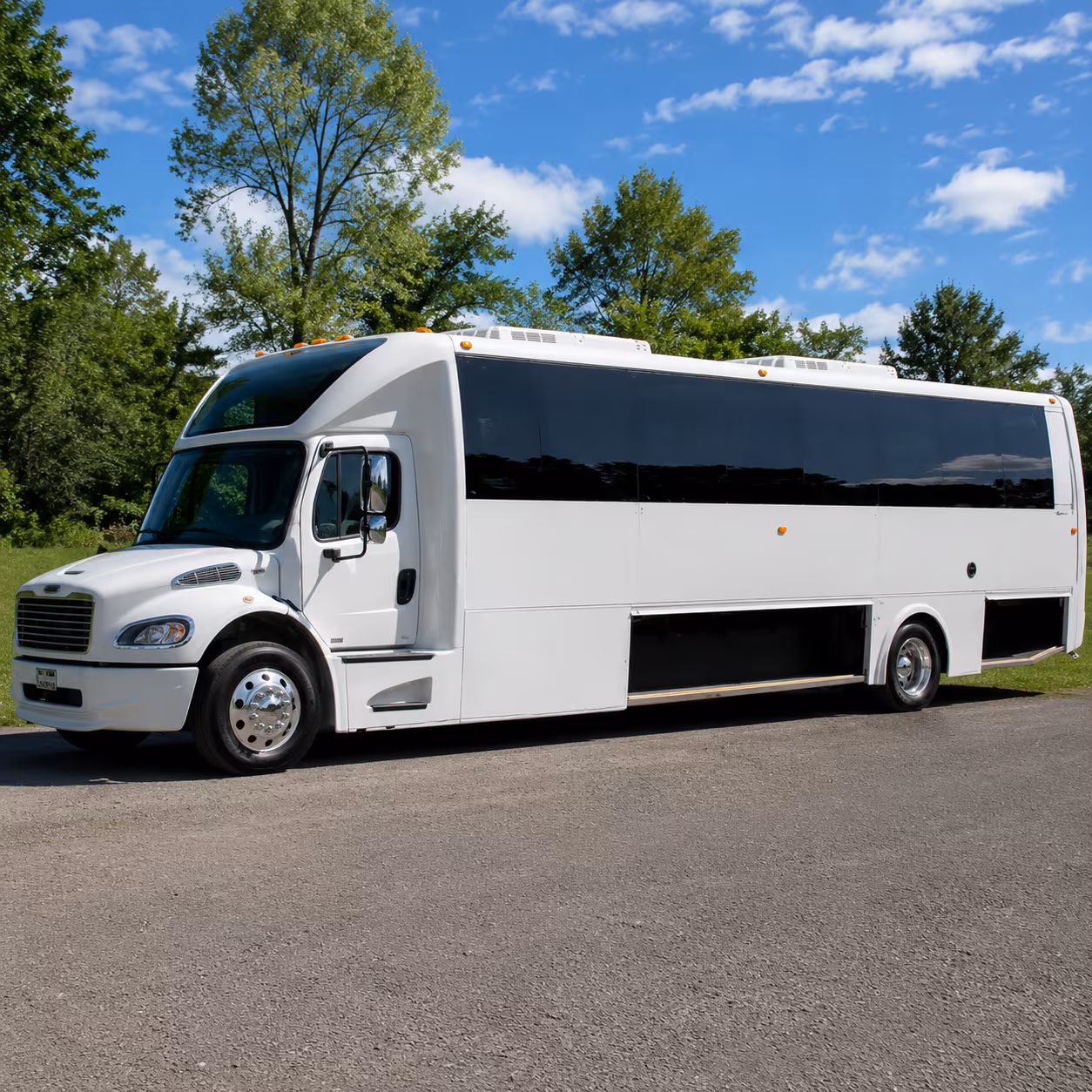 prom night dinner and venue runs on a morgantown party bus